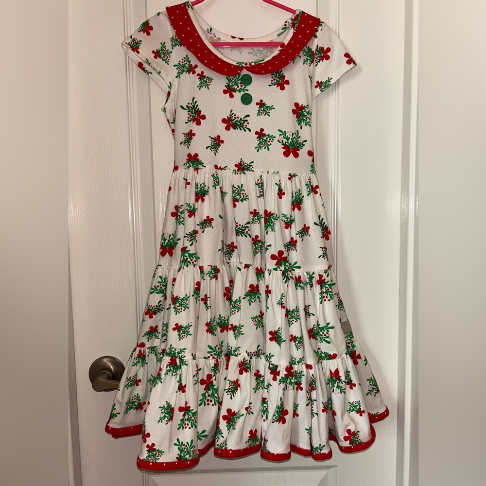 Eleanor Rose holly dress and Headband 7/8